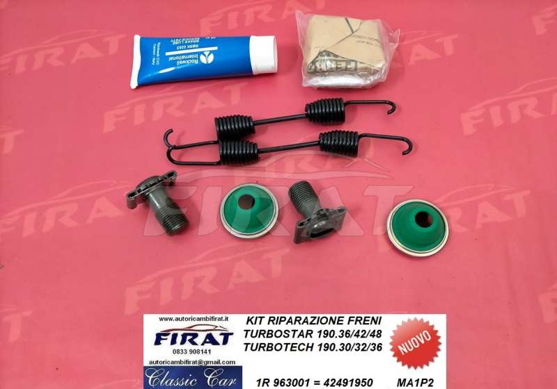 KIT RIPARAZIONE FRENI FIAT 190.36/42/48 (963001)